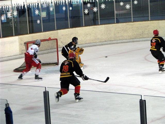 Photo hockey match Besançon - Annecy le 03/10/2009