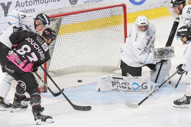 Photo hockey match Amiens  - Marseille le 20/10/2023