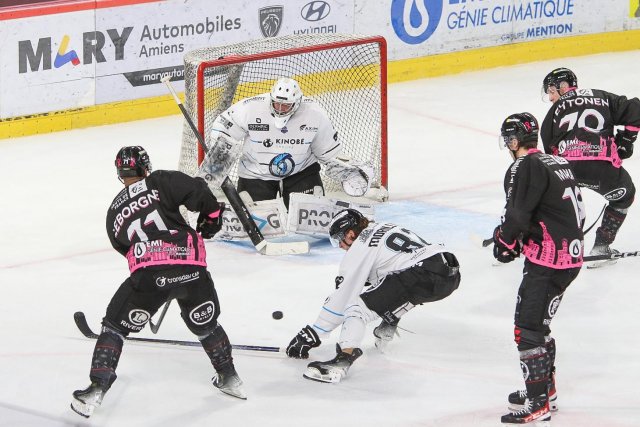 Photo hockey match Amiens  - Marseille le 20/10/2023