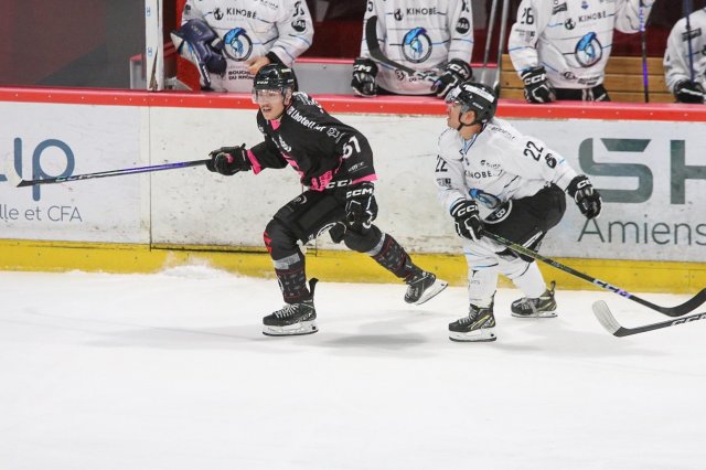 Photo hockey match Amiens  - Marseille le 20/10/2023