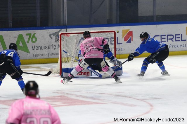 Photo hockey match Rouen - Gap  le 20/10/2023