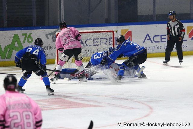 Photo hockey match Rouen - Gap  le 20/10/2023