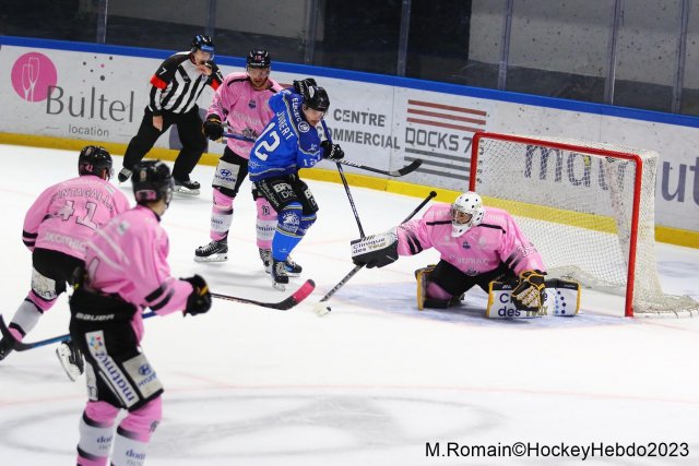 Photo hockey match Rouen - Gap  le 20/10/2023