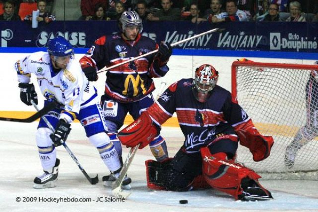 Photo hockey match Grenoble  - Villard-de-Lans le 03/10/2009