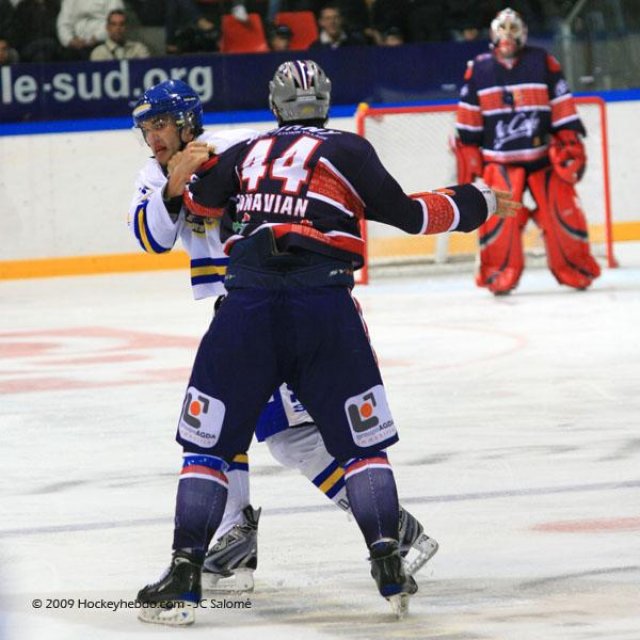 Photo hockey match Grenoble  - Villard-de-Lans le 03/10/2009