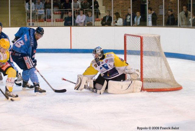 Photo hockey match Angers  - Strasbourg  le 03/10/2009