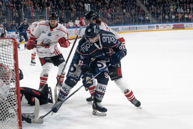 Photo hockey match Angers  - Nice le 20/10/2023