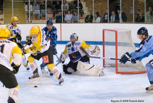 Photo hockey match Angers  - Strasbourg  le 03/10/2009