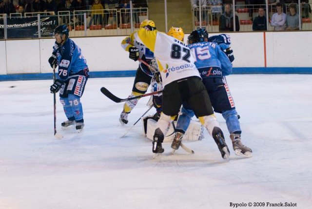 Photo hockey match Angers  - Strasbourg  le 03/10/2009