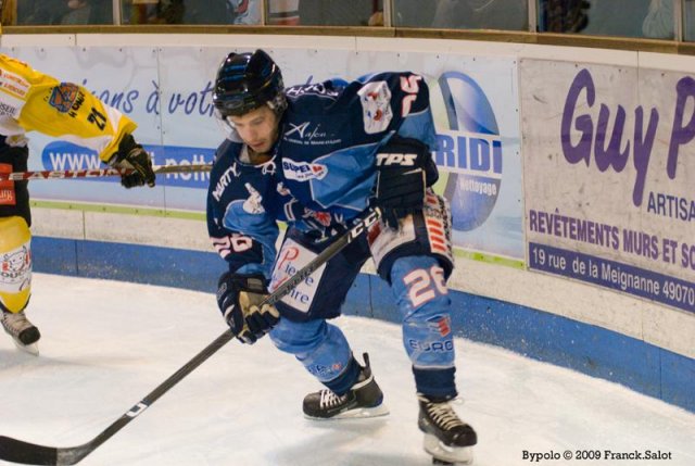 Photo hockey match Angers  - Strasbourg  le 03/10/2009