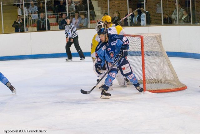 Photo hockey match Angers  - Strasbourg  le 03/10/2009