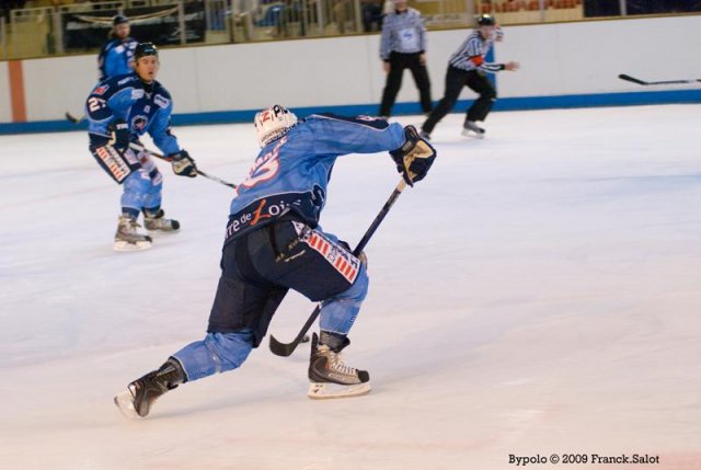 Photo hockey match Angers  - Strasbourg  le 03/10/2009