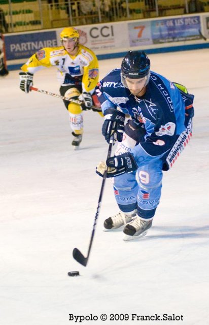 Photo hockey match Angers  - Strasbourg  le 03/10/2009