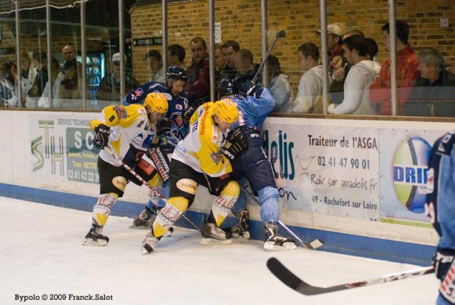 Photo hockey match Angers  - Strasbourg  le 03/10/2009