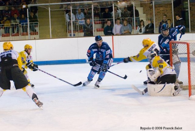 Photo hockey match Angers  - Strasbourg  le 03/10/2009