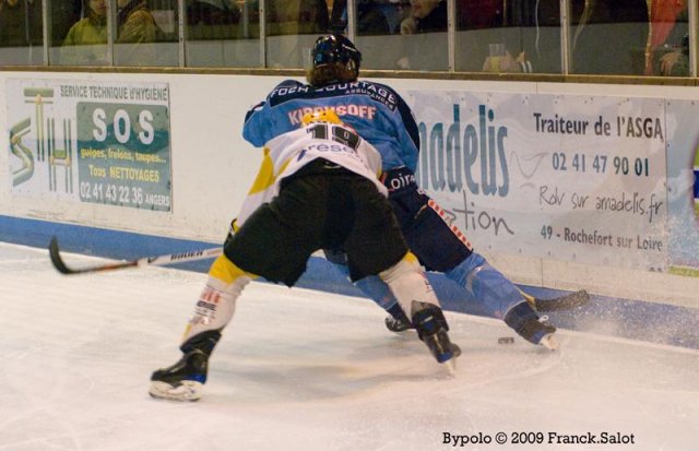 Photo hockey match Angers  - Strasbourg  le 03/10/2009