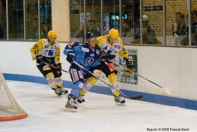 Photo hockey match Angers  - Strasbourg  le 03/10/2009