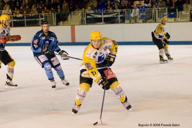 Photo hockey match Angers  - Strasbourg  le 03/10/2009