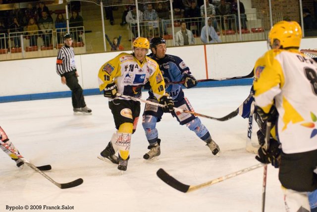 Photo hockey match Angers  - Strasbourg  le 03/10/2009
