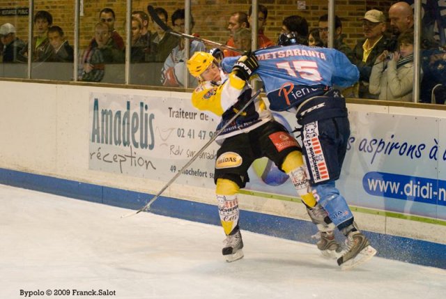 Photo hockey match Angers  - Strasbourg  le 03/10/2009
