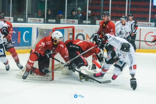 Photo hockey match Morzine-Avoriaz - Chamonix  le 25/10/2023