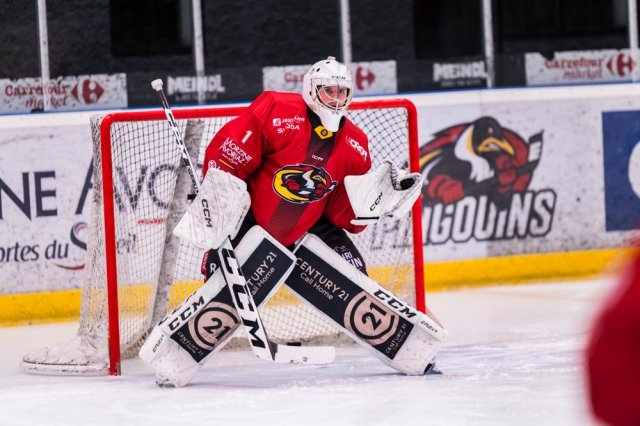 Photo hockey match Morzine-Avoriaz - Chamonix  le 25/10/2023