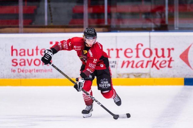 Photo hockey match Morzine-Avoriaz - Chamonix  le 25/10/2023