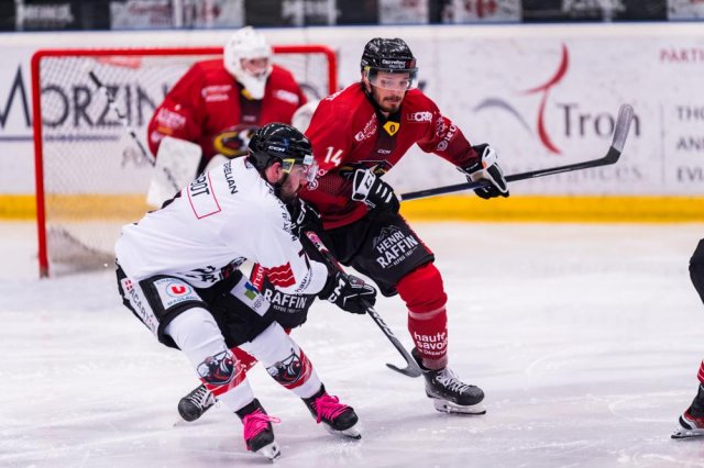 Photo hockey match Morzine-Avoriaz - Chamonix  le 25/10/2023