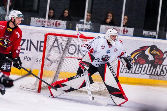 Photo hockey match Morzine-Avoriaz - Chamonix  le 25/10/2023
