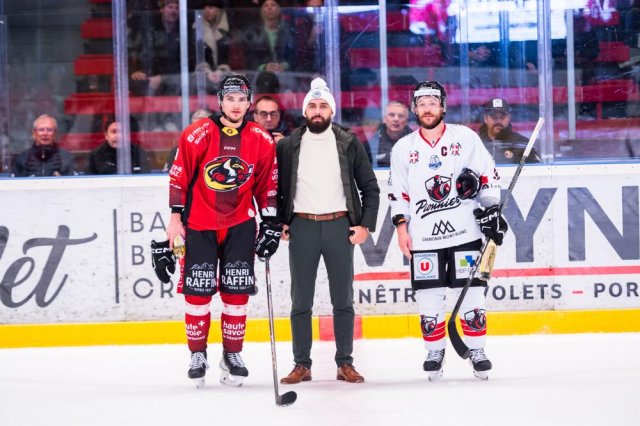Photo hockey match Morzine-Avoriaz - Chamonix  le 25/10/2023