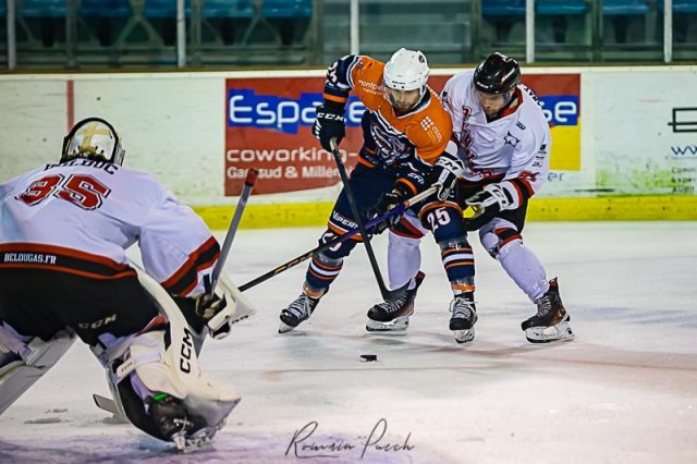 Photo hockey match Montpellier  - Toulouse-Blagnac le 24/10/2023