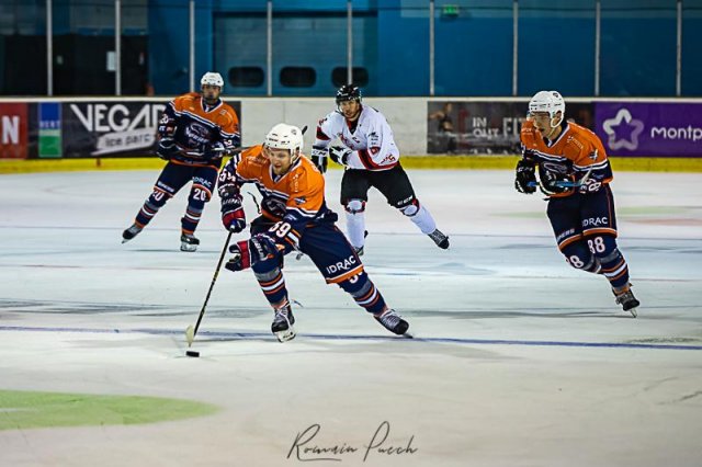Photo hockey match Montpellier  - Toulouse-Blagnac le 24/10/2023