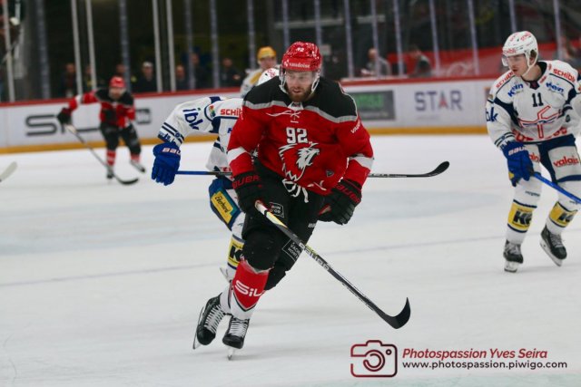 Photo hockey match Lausanne - Kloten le 27/10/2023