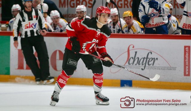 Photo hockey match Lausanne - Kloten le 27/10/2023