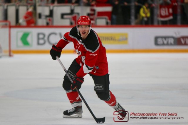 Photo hockey match Lausanne - Kloten le 27/10/2023