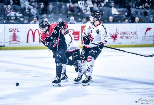 Photo hockey match Bordeaux - Amiens  le 27/10/2023