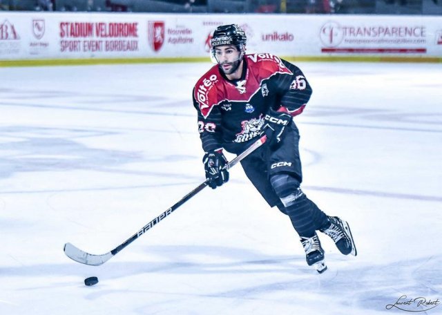 Photo hockey match Bordeaux - Amiens  le 27/10/2023