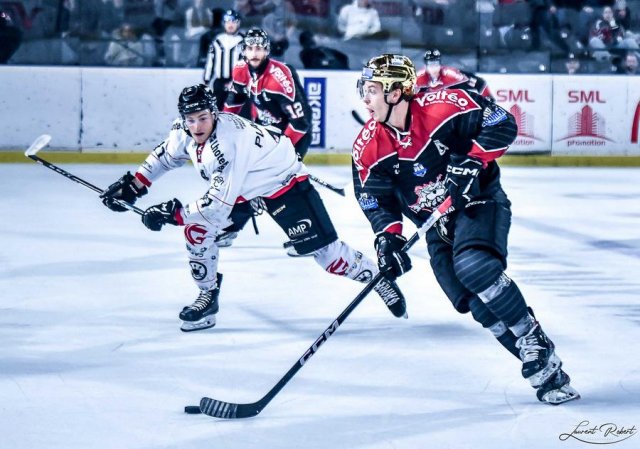 Photo hockey match Bordeaux - Amiens  le 27/10/2023