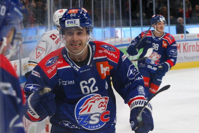 Photo hockey match Zürich - Lugano le 27/10/2023