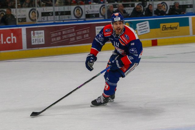 Photo hockey match Zürich - Lugano le 27/10/2023