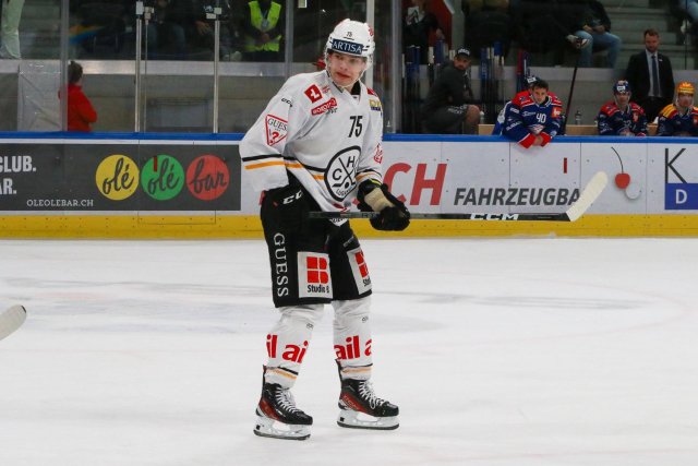 Photo hockey match Zürich - Lugano le 27/10/2023