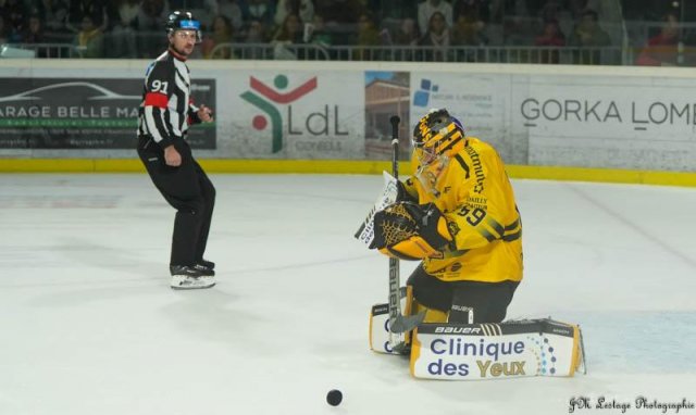 Photo hockey match Anglet - Rouen le 27/10/2023
