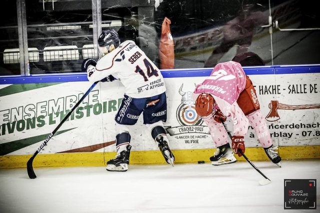 Photo hockey match Cergy-Pontoise - Angers  le 27/10/2023