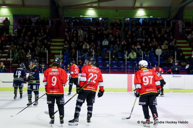 Photo hockey match Besançon - Avignon le 28/10/2023