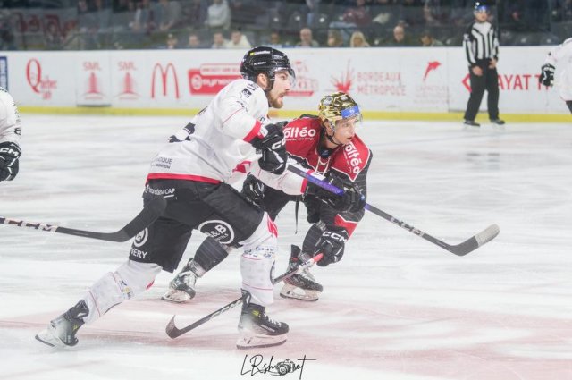 Photo hockey match Bordeaux - Amiens  le 27/10/2023
