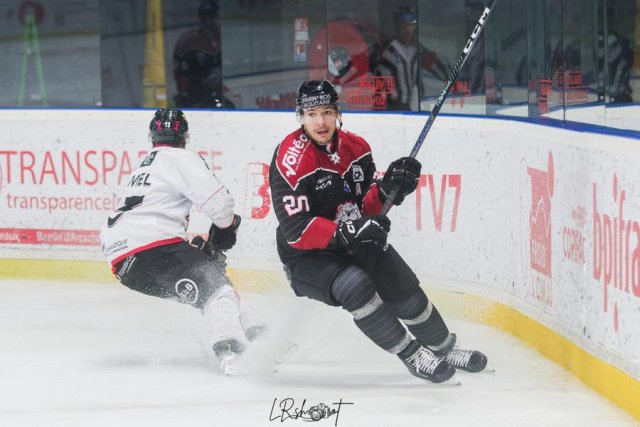 Photo hockey match Bordeaux - Amiens  le 27/10/2023