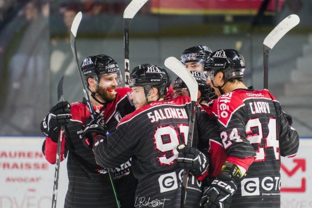Photo hockey match Bordeaux - Amiens  le 27/10/2023