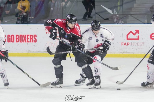 Photo hockey match Bordeaux - Amiens  le 27/10/2023