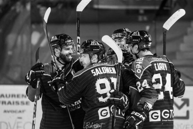 Photo hockey match Bordeaux - Amiens  le 27/10/2023