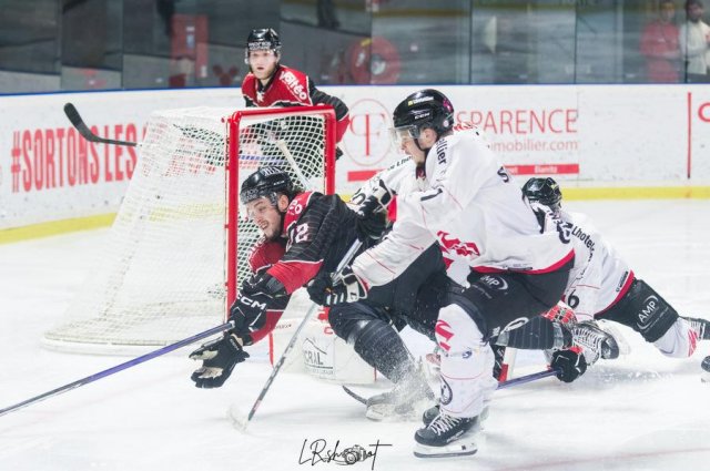 Photo hockey match Bordeaux - Amiens  le 27/10/2023